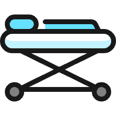 Medical Instrument Ambulance Bed 1 Icon from Ultimate Colors Set
