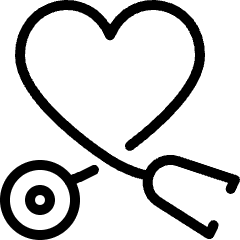Medical Instrument Stethoscope Icon from Ultimate Light Set