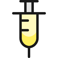 Medical Instrument Syringe 1 Icon from Ultimate Colors Set