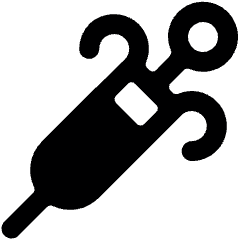 Medical Instrument Syringe Icon from Ultimate Bold Set