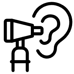 Otoscope Ear Icon from Ultimate Light Set