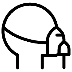 Oxygen Mask Head Side Icon from Ultimate Light Set