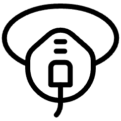 Oxygen Mask Icon from Ultimate Light Set