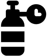 Oxygen Tank Timer Icon from Ultimate Bold Set