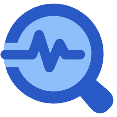 Health Check Stats Troubleshoot Icon from Plump Flat Set