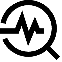 Health Check Stats Troubleshoot Icon from Sharp Line Set