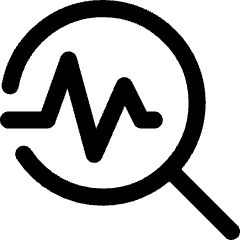 Health Check Stats Troubleshoot Icon from Core Line Set