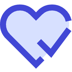 Heart Check Icon from Sharp Duo Set