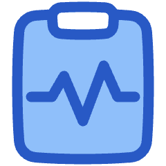 Heart Rate Clipboard Icon from Plump Duo Set