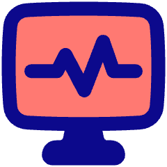 Heart Rate Monitor Icon from Plump Pop Set
