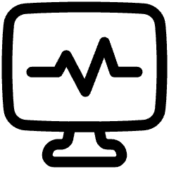 Heart Rate Monitor Icon from Plump Line Set