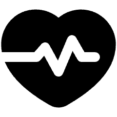 Heart Rate Icon from Plump Solid Set