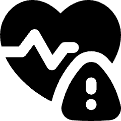 Heart Rate Pulse Alert Icon from Flex Solid Set