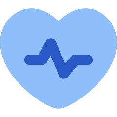 Heart Rate Pulse Graph Icon from Flex Flat Set