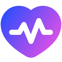 Heart Rate Pulse Graph Icon from Plump Gradient Set