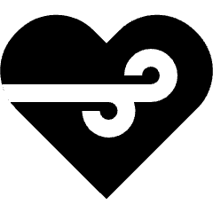 Heart Rate Relax Icon from Sharp Solid Set