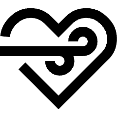 Heart Rate Relax Icon from Sharp Line Set