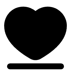 Heart Rate Resting Icon from Plump Solid Set