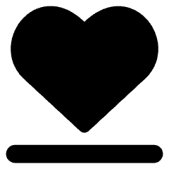 Heart Rate Resting Icon from Core Solid Set