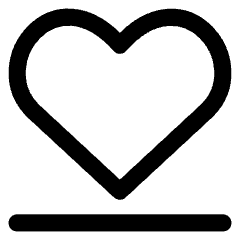 Heart Rate Resting Icon from Core Line Set