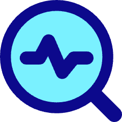 Heart Rate Search Icon from Core Pop Set