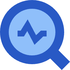Heart Rate Search Icon from Sharp Flat Set