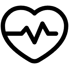 Heart Rate Icon from Plump Line Set