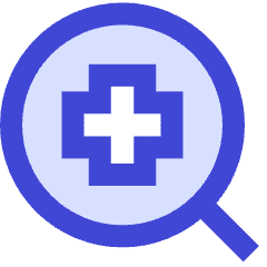 Medical Search Diagnosis Icon from Sharp Duo Set