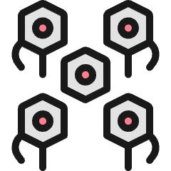 Medical Nanobots 1 Icon from Ultimate Colors Set