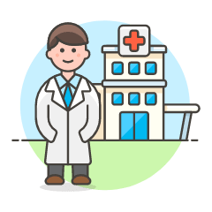 Doctor Hospital 1 Illustration from UX Colors Set