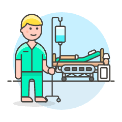 Patient 1 Illustration from UX Colors Set