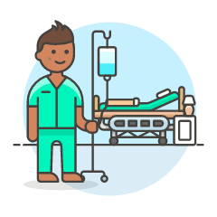 Patient 2 Illustration from UX Colors Set