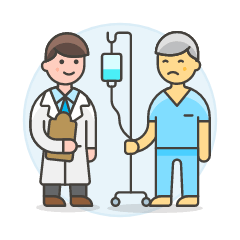 Patient Doctor 1 Illustration from UX Colors Set