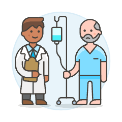 Patient Doctor 2 Illustration from UX Colors Set