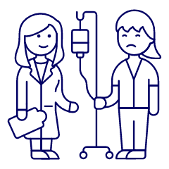 Patient Doctor 4 Illustration from UX Line Set