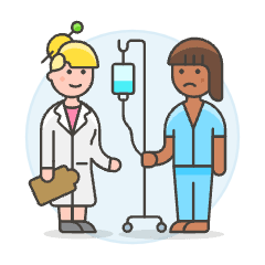 Patient Doctor 5 Illustration from UX Colors Set