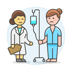 Patient Doctor 6 Illustration from UX Colors Set