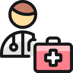 Medical Personnel Doctor Icon from Ultimate Colors Set
