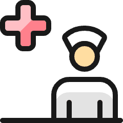 Medical Personnel Nurse Icon from Ultimate Colors Set