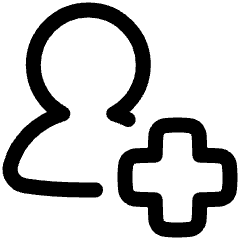 Nurse Assistant Emergency Icon from Plump Line Set