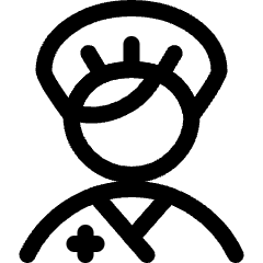 Nurse With Cap Cloth Icon from Ultimate Regular Set