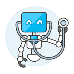 Doctor Robot Illustration from UX Colors Set