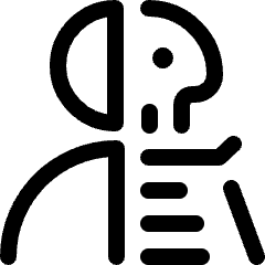 Body Skeleton Icon from Ultimate Regular Set