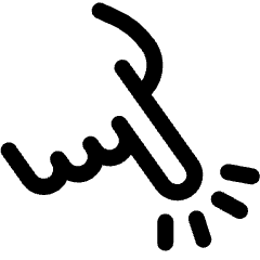 Finger Touch Icon from Ultimate Regular Set