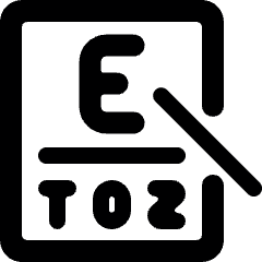 Medical Specialty Optometrist Alternate Icon from Ultimate Bold Set