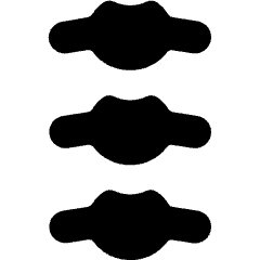 Medical Specialty Vertebra Icon from Ultimate Bold Set
