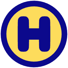 Hospital Sign Circle Icon from Plump Pop Set