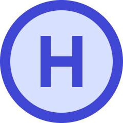 Hospital Sign Circle Icon from Sharp Duo Set