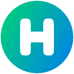 Hospital Sign Circle Icon from Plump Gradient Set