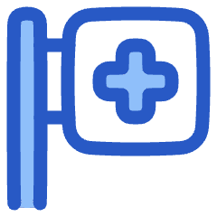 Hospital Sign Icon from Plump Duo Set